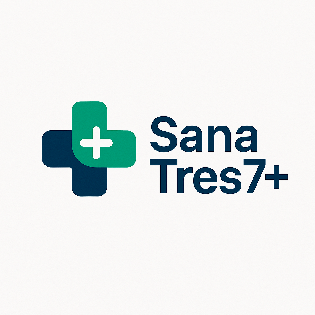 Logo de SanaTres7+